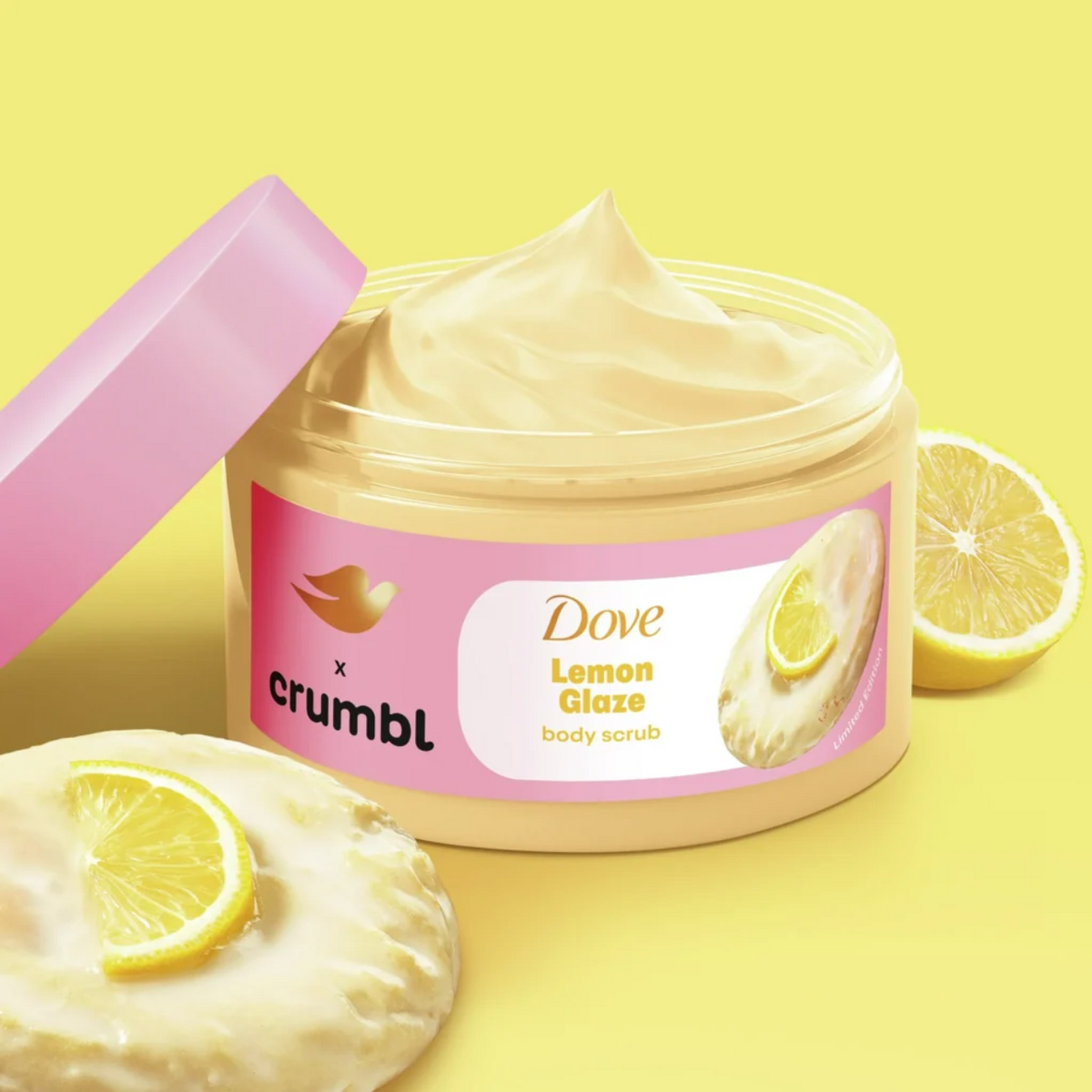 EXFOLIANTE Crumbl X Dove LEMON GLAZE