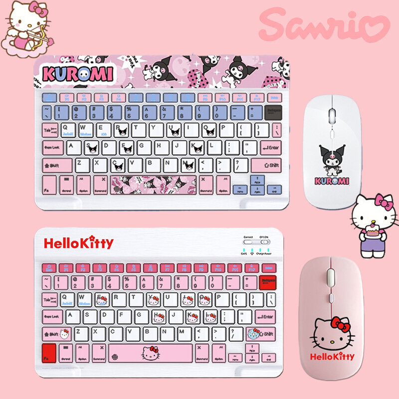 Mini teclado Bluetooth anime Sanrio KUROMI